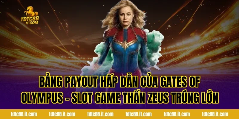 Bảng payout hấp dẫn của Gates Of Olympus – Slot Game Thần Zeus Trúng Lớn