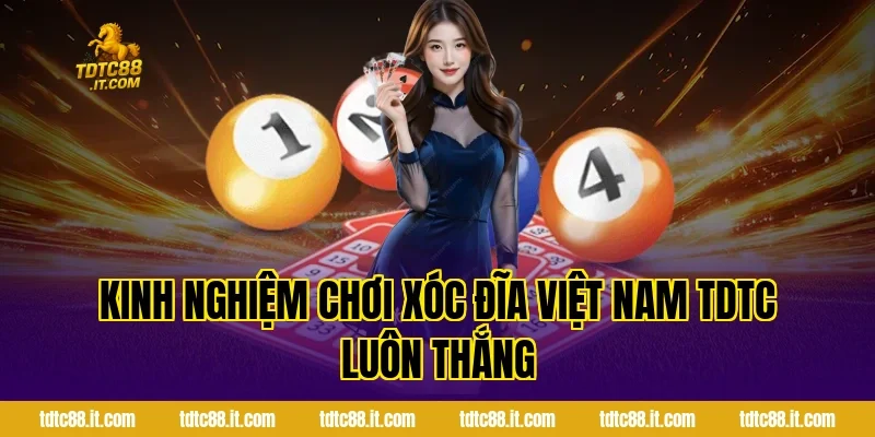 Kinh nghiệm chơi Xóc Đĩa Việt Nam TDTC luôn thắng